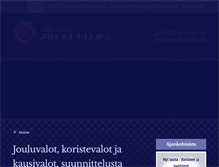 Tablet Screenshot of jouluvalo.fi
